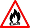 LIPO fire hazard icon